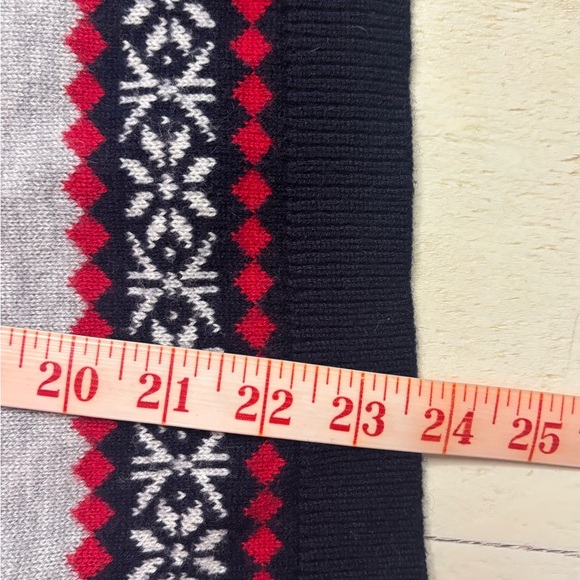 Talbots Christmas Cardinal Bird Holiday Lights Wool Blend Festive Sweater Small - Picture 4 of 7